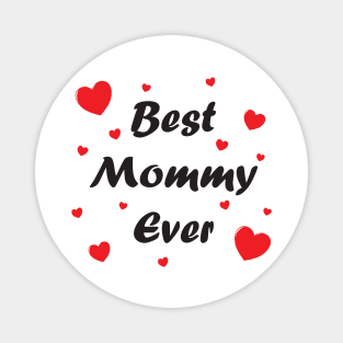 Best mommy ever heart doodle hand drawn design Magnet